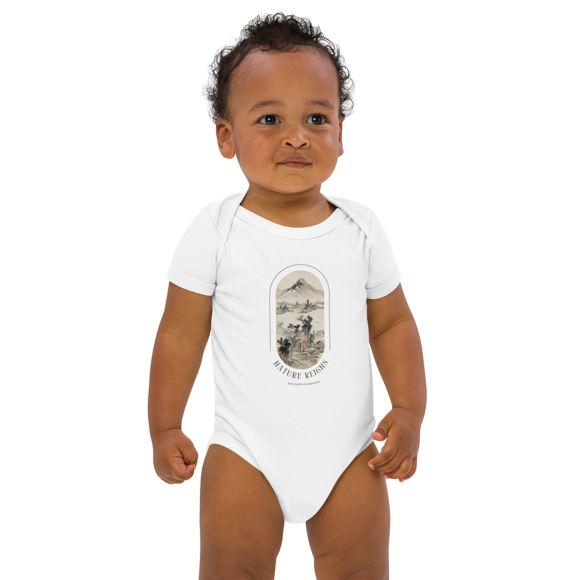 Nature Reigns Organic Baby Bodysuit - Image 3